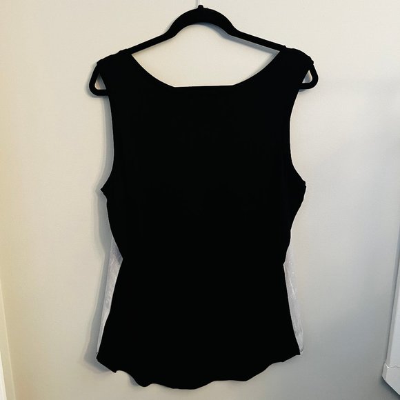 Reitmans Mixed Media Wild Flower Tank, Size Large - Picture 2 of 4